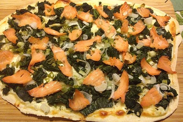 Salmon Tarte Flambée Slim