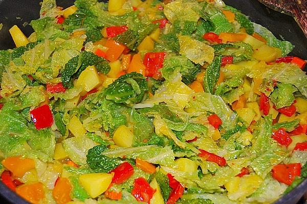 Savoy Cabbage – Potato – Pan