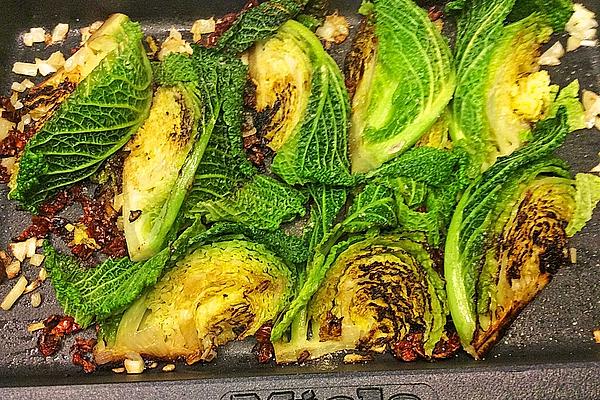 Savoy Cabbage Quarter in Cream Sauce