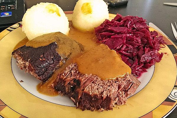 Saxon Sauerbraten According To Grandma’s Recipe