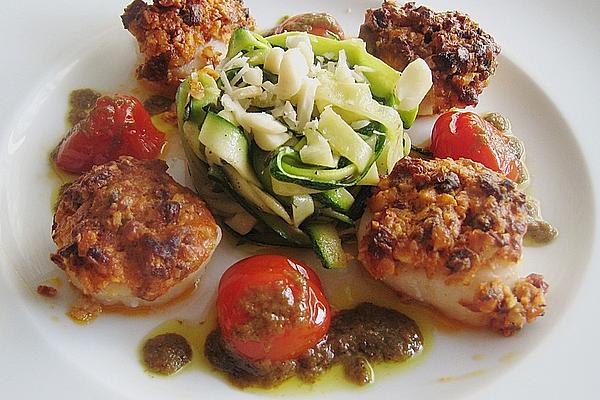 Scallops Under Maccadamia Tandoori Hood