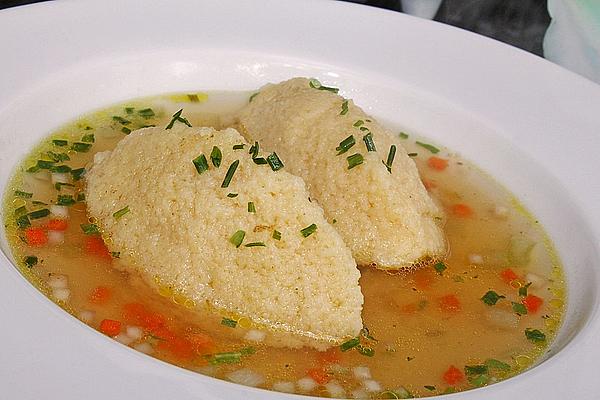 Semolina Dumplings for Soups