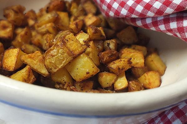 Sharp Potato Cubes from Tray