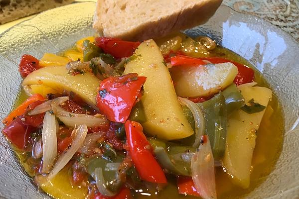 Sicilian Vegetable Salad, Lukewarm