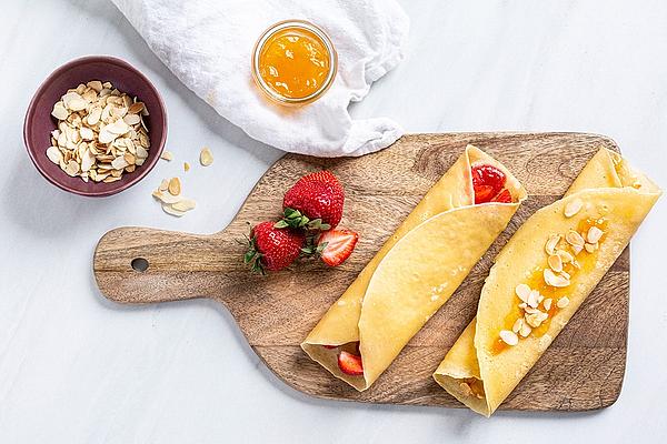 Simple Pancakes, Strawberry Pancakes and Parisian Pancakes
