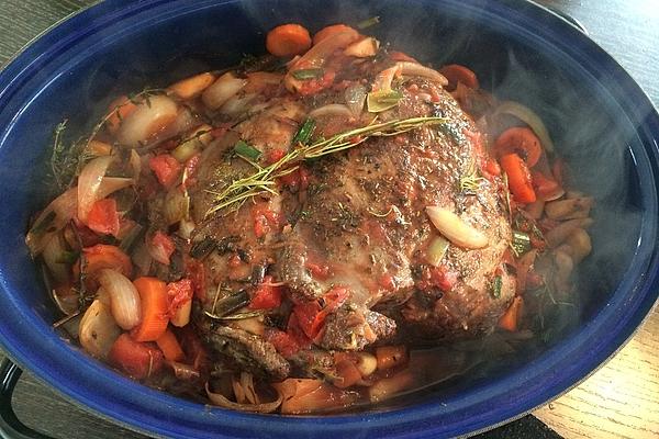 Six Hour Leg Of Lamb