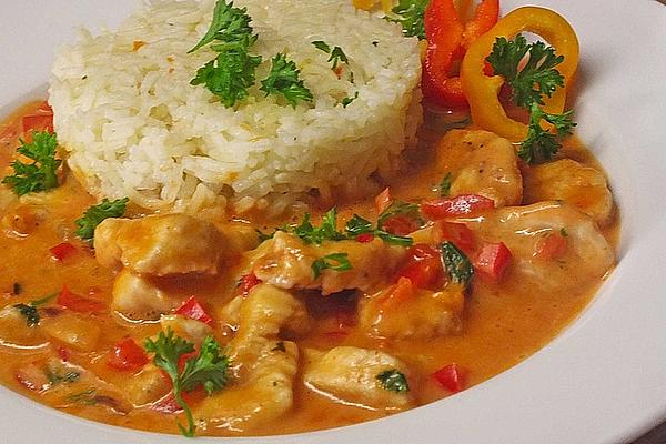 Sliced ​​meat with Paprika