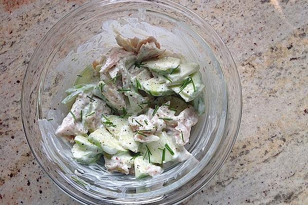 Smoked Trout Salad with Apple