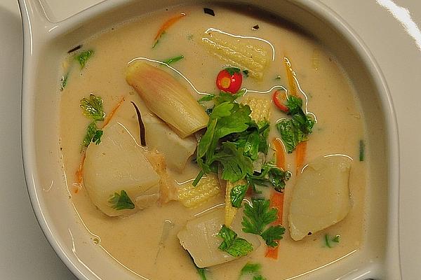 Soup Of Scallops in Coconut Milk