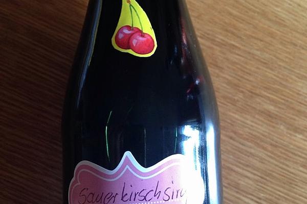 Sour Cherry Syrup for Lazy