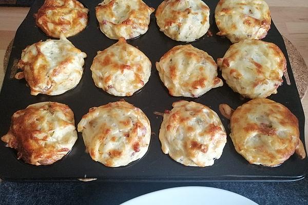 Spaetzle – Muffins with Salad