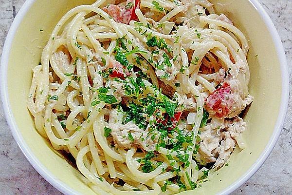 Spaghetti and Tuna Salad