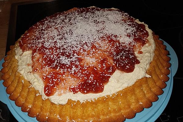 Spaghetti Ice Cream Cake