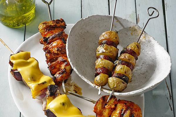 Spanish Potato Skewers