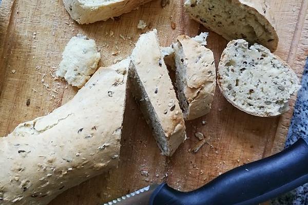 Spelled Baguette Without Yeast, with Baking Powder