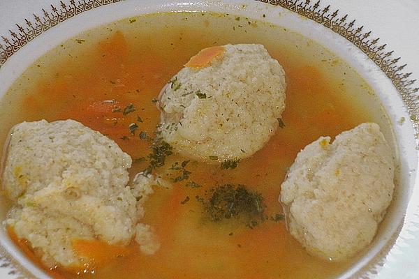 Spelled Semolina Dumplings