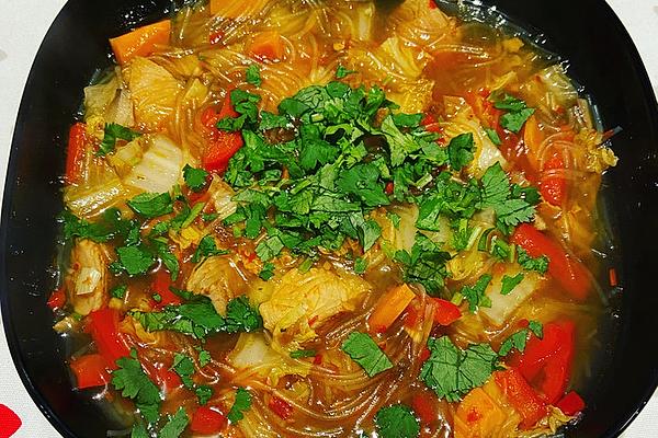 Spicy Asian Chicken Soup
