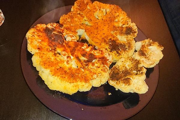 Spicy Cauliflower Steaks – Low Carb