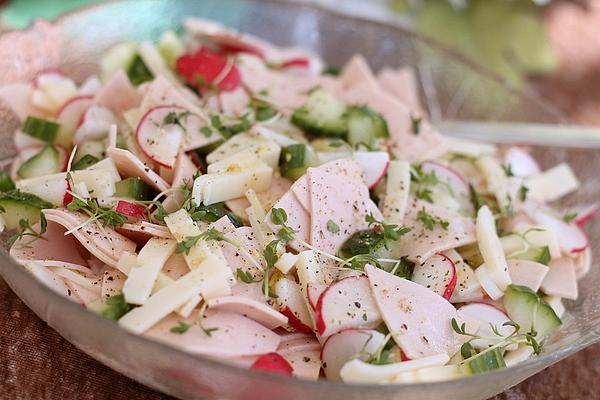 Spring Fresh Sausage Salad