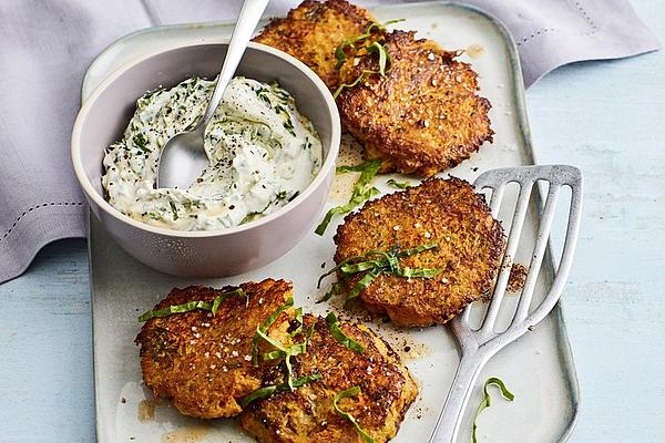Spring Hash Browns with Wild Garlic Dip