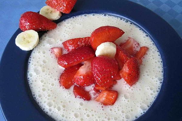 Strawberries in Milk