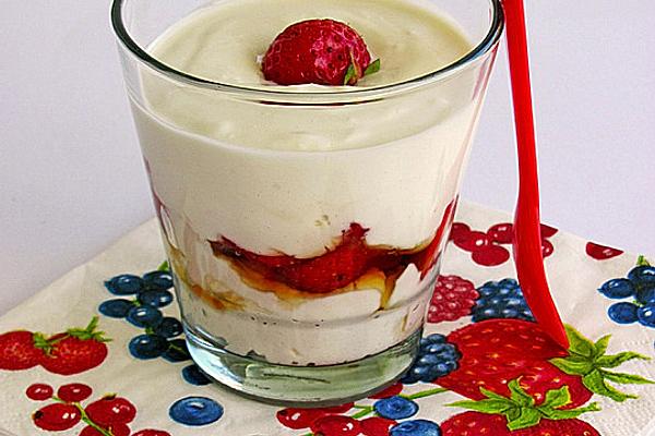 Strawberries with Vanilla Curd