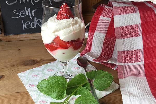 Strawberry and Coconut Dessert