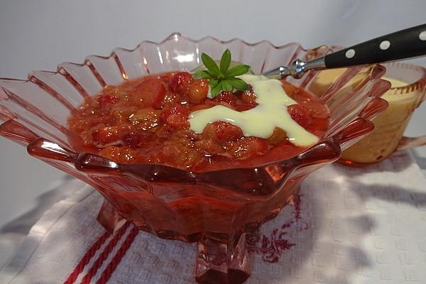 Strawberry and Rhubarb Compote