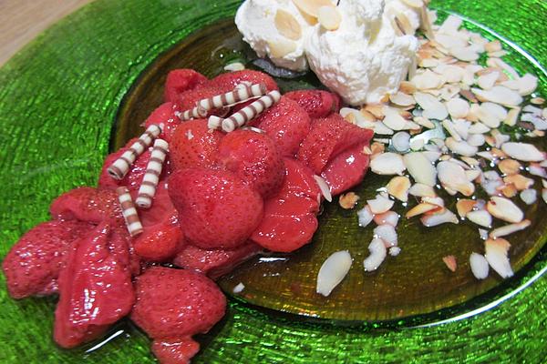 Strawberry Compote Great-grandmother`s Style
