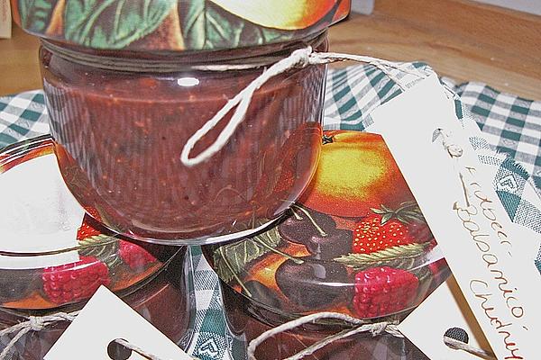 Strawberry Jam with Balsamic Vinegar and Mustard