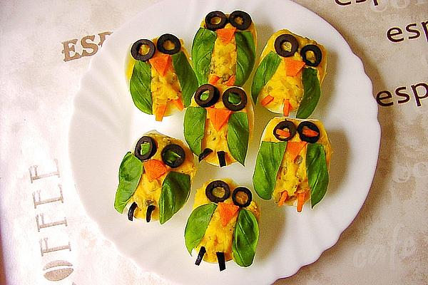 Stuffed Eggs with Cucumber