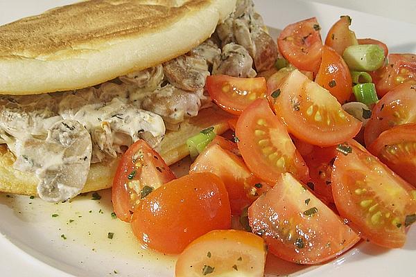 Stuffed Pancakes with Lettuce