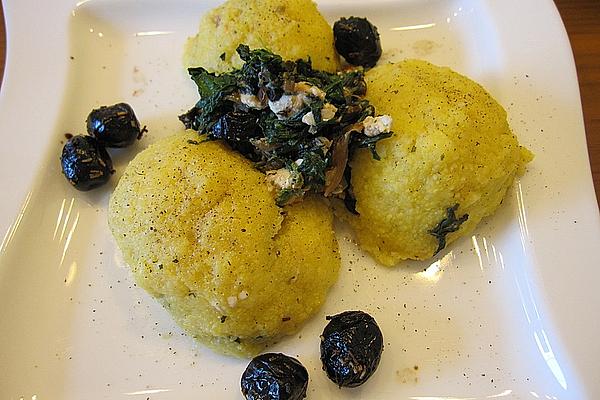 Stuffed Polenta Dumplings