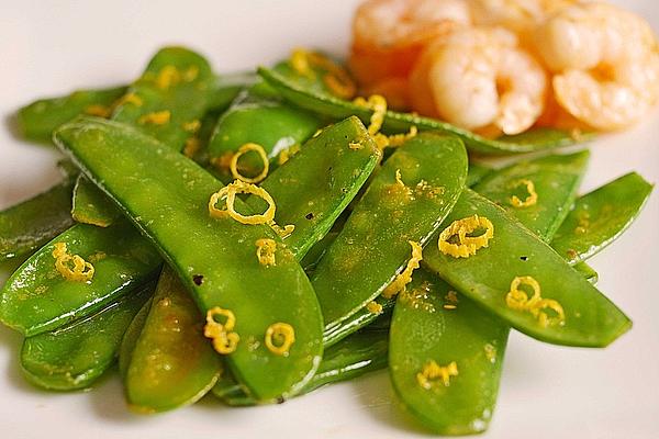 Sugar Snap Peas in Lemon Butter