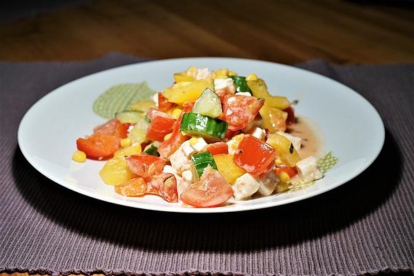 Summer Salad with Goat Cheese