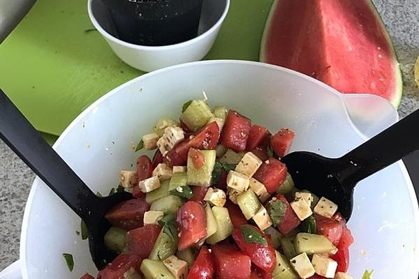 Summer Salad with Watermelon