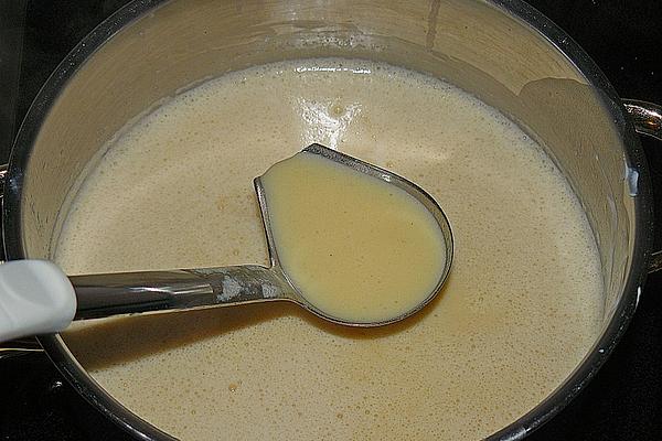 Sweet Beer Soup with Egg White Dumplings