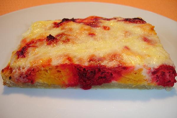 Sweet Potato and Beetroot Tart