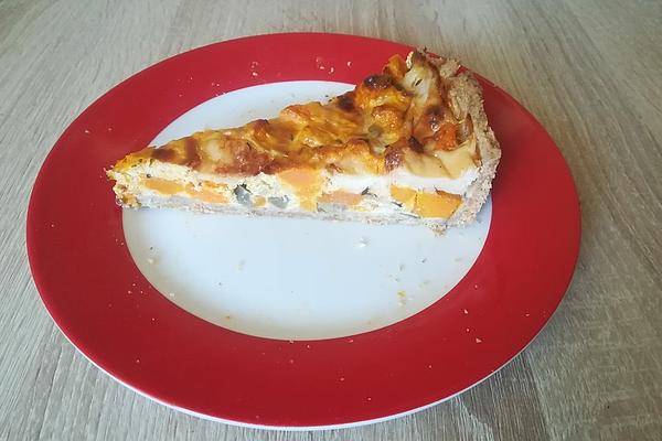Sweet Potato and Goat Cheese Quiche
