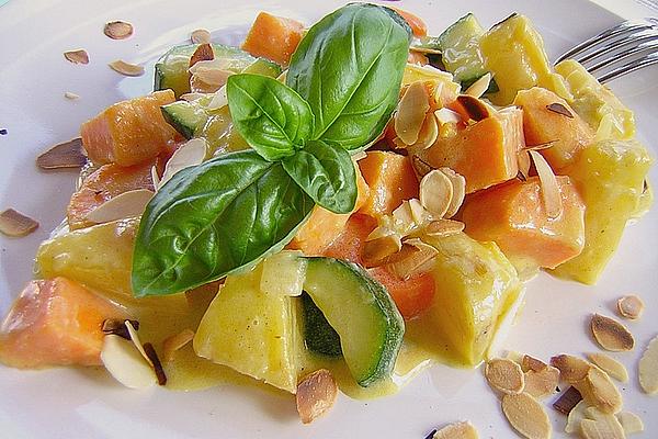 Sweet Potato Curry with Caramelized Pineapple