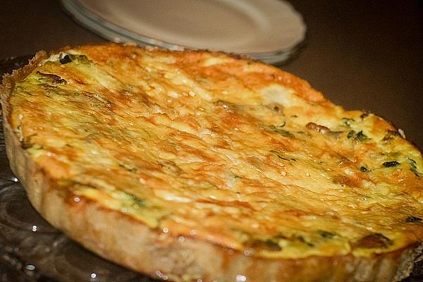 Swiss Chard – Chanterelle Tart