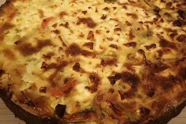 Tart with Fennel, Pear and Feta