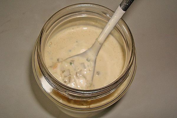 Tartar Sauce with Egg and Cucumber