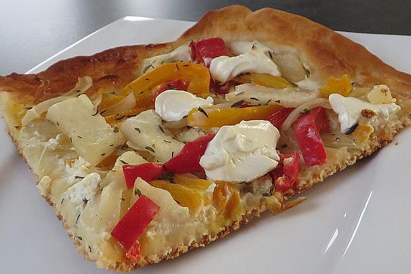 Tarte Flambée with Apple