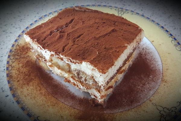 Tiramisu Without Eggs and Alcohol