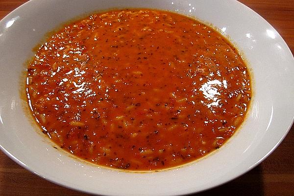 Tomato Soup with Rice