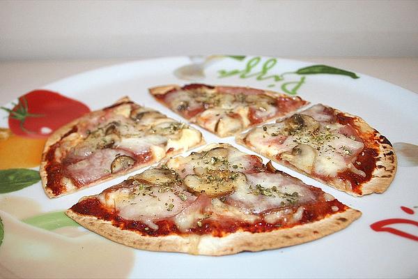 Tortilla Pizza, Especially Low in Fat