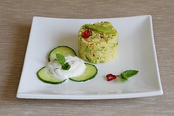 Trio Of Couscous, Avocado and Cucumber