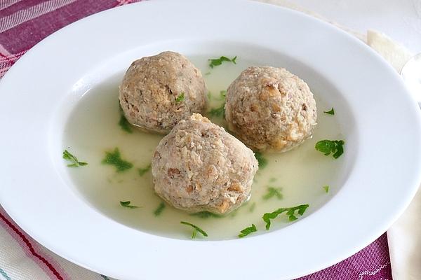 Tyrolean Liver Dumpling Soup