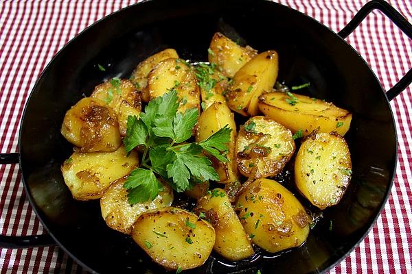 Upside-down Fried Potatoes